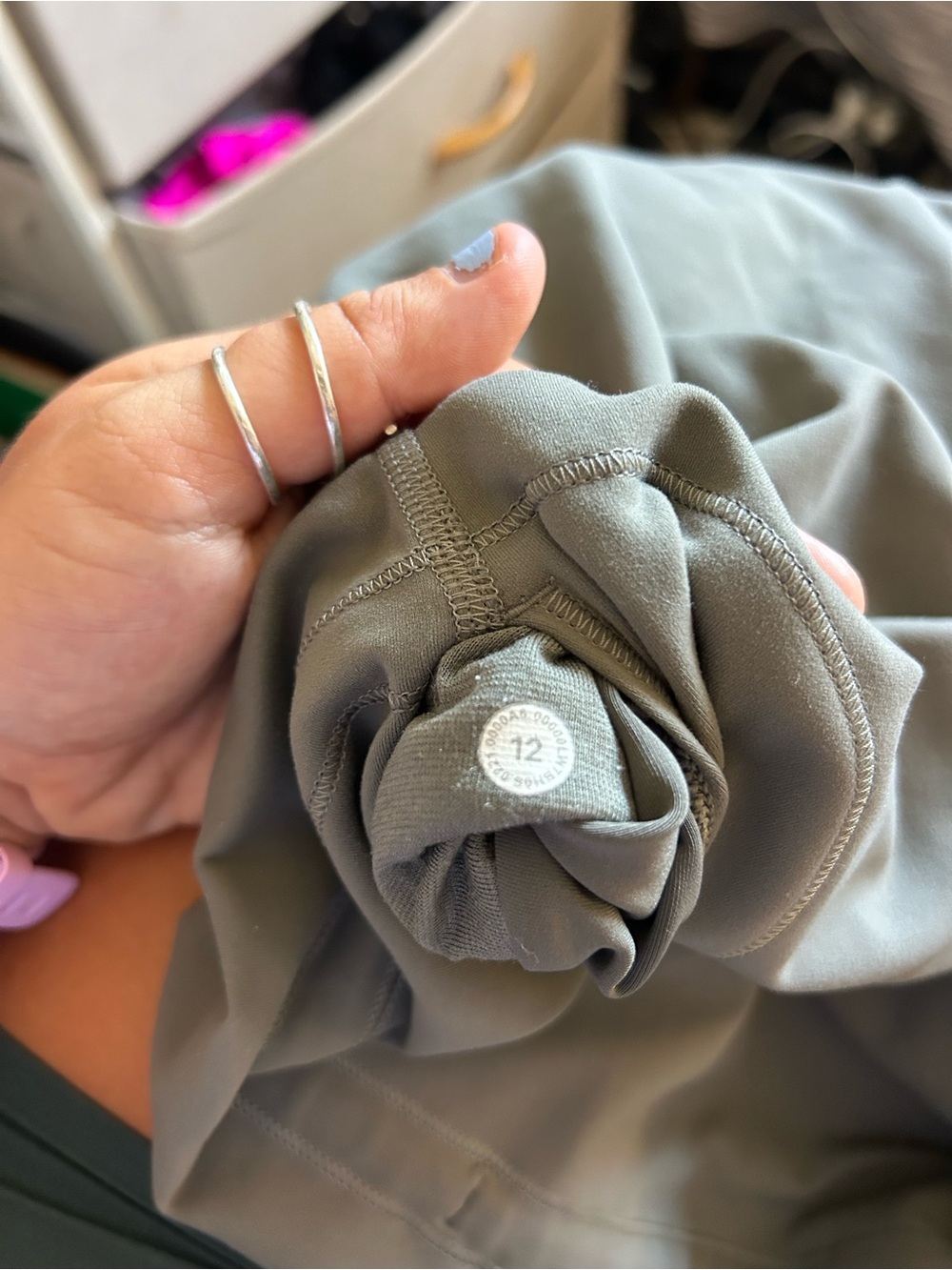 lululemon athletica Olive Green Bike Shorts - Picture 3 of 3